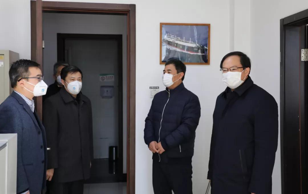 楊金成到長城電子、綜合院檢查指導疫情防控和復工復產工作