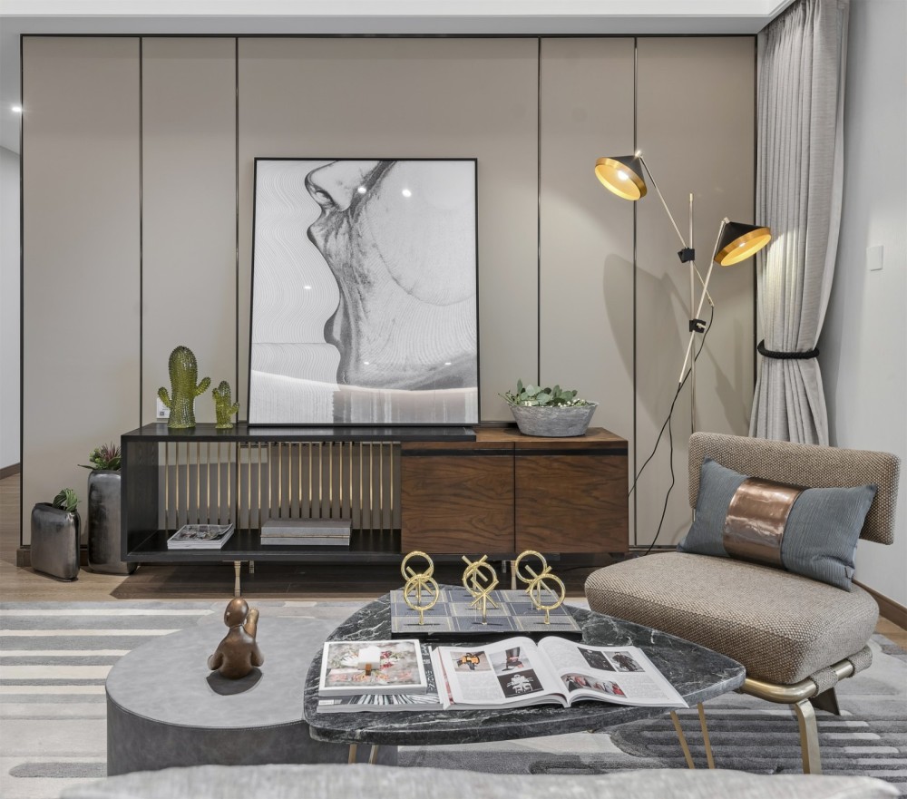 現(xiàn)代簡(jiǎn)約風(fēng)格室內(nèi)設(shè)計(jì)家裝案例-客廳電視背景墻 現(xiàn)代簡(jiǎn)約風(fēng)格室內(nèi)設(shè)計(jì)家裝案例-客廳電視背景墻