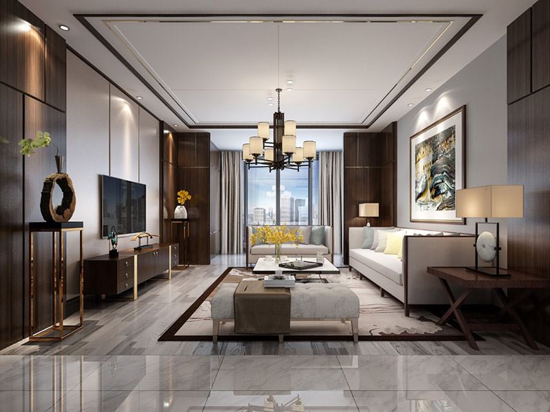 河源市霸王花&middot;麗江花園現(xiàn)代簡約風格三居室裝修案例