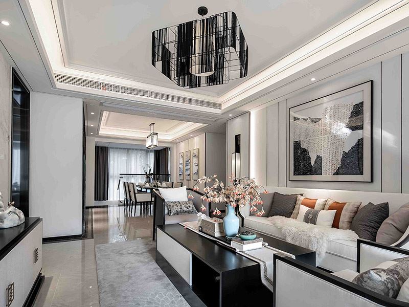 河源市雅居樂花園輕奢風(fēng)格三居室裝修案例