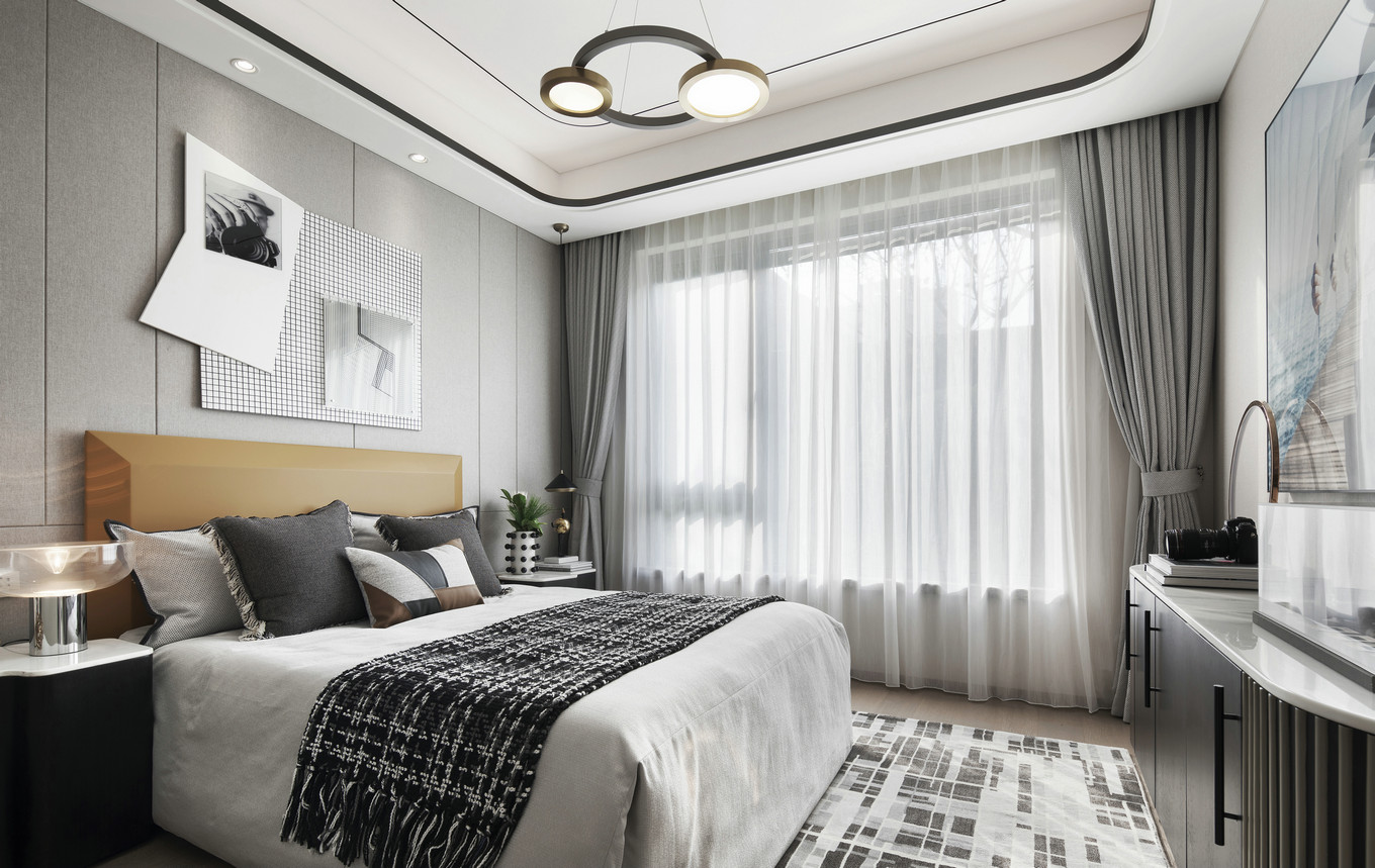 裝修案例現(xiàn)代輕奢風(fēng)格室內(nèi)裝修效果圖-臥室 裝修案例現(xiàn)代輕奢風(fēng)格室內(nèi)裝修效果圖-臥室