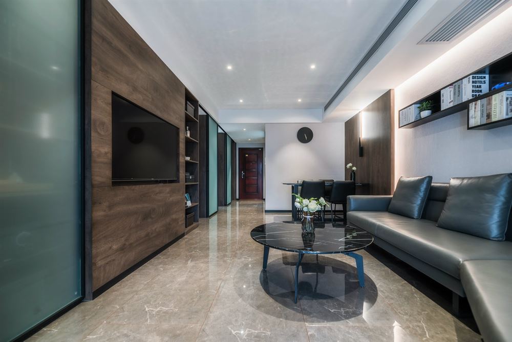 廣州市廣州亞運城天譽美式風(fēng)格三居室裝修案例