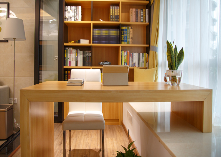 現(xiàn)代前衛(wèi)風格室內裝修效果圖-雅居樂御賓府三居145平米-書房 現(xiàn)代前衛(wèi)風格室內裝修效果圖-雅居樂御賓府三居145平米-書房