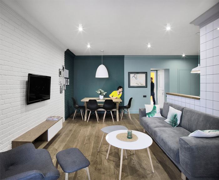 廣州市疊翠峰歐式風(fēng)格二居室裝修案例