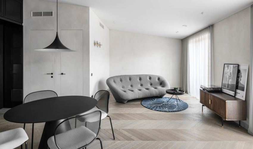 佛山市朝安金茂悅北歐風(fēng)格三居室裝修案例