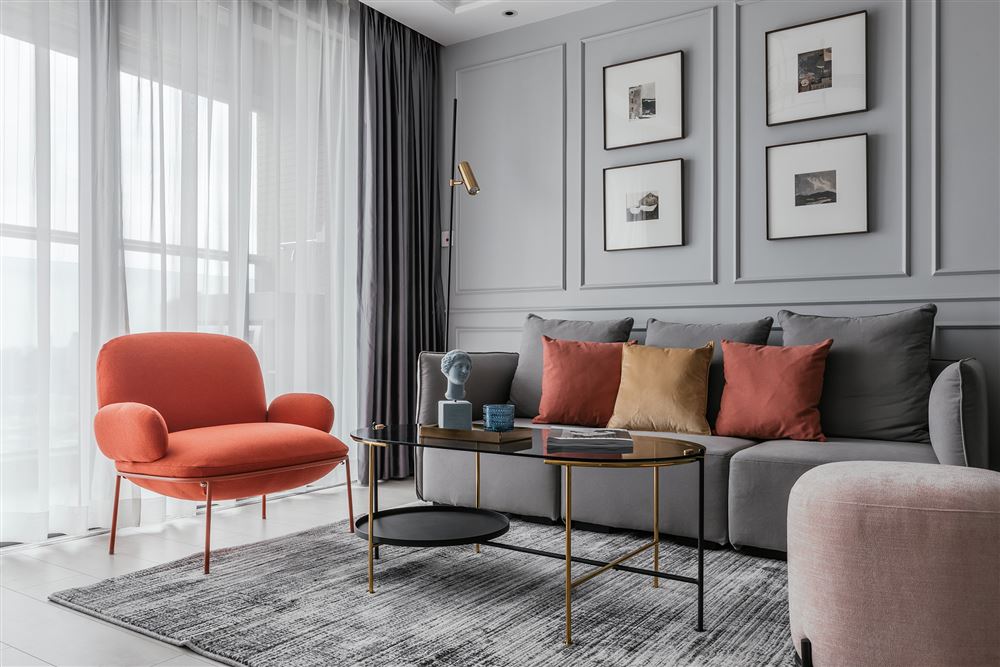 佛山市綠城&middot;桂語蘭庭輕奢風格三居室裝修案例