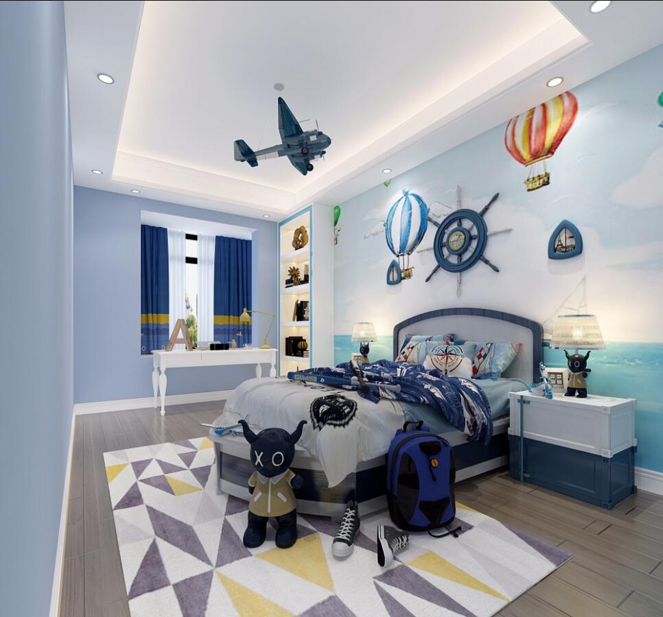 東岸竹園三居100平米-現(xiàn)代簡(jiǎn)約風(fēng)格裝修案例-兒童房 東岸竹園三居100平米-現(xiàn)代簡(jiǎn)約風(fēng)格裝修案例-兒童房