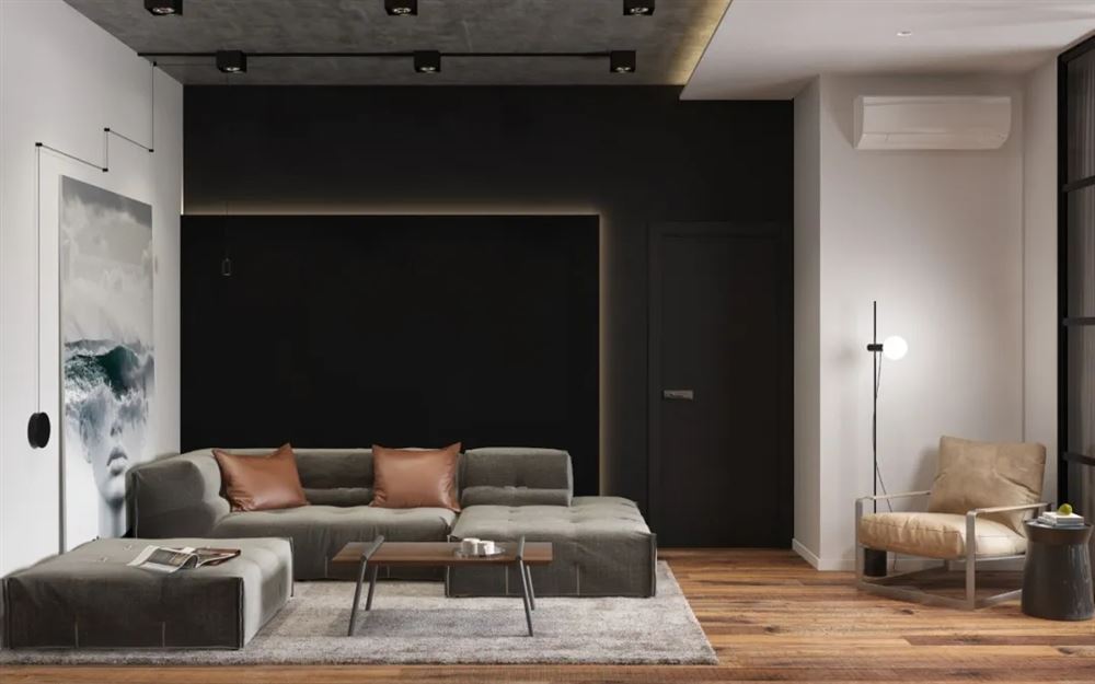 廣州市名城御景綠洲輕奢風(fēng)格四居室裝修案例