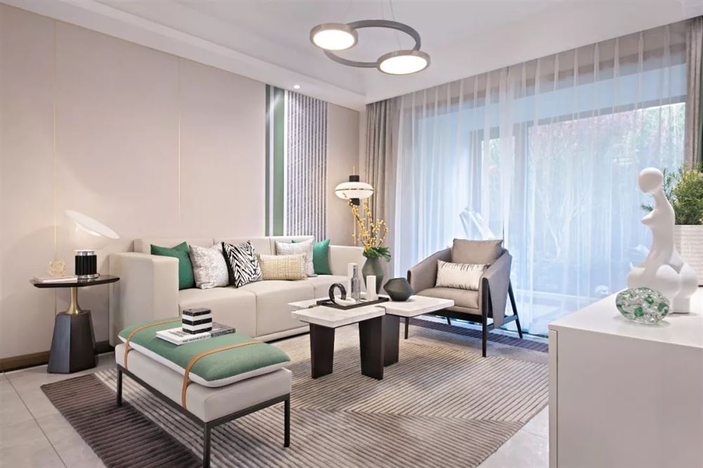 佛山市龍光天宸輕奢風(fēng)格四居室裝修案例