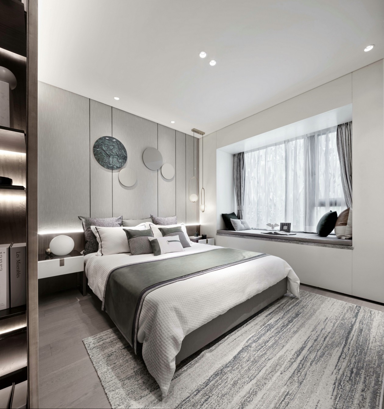 現(xiàn)代輕奢風(fēng)格室內(nèi)設(shè)計(jì)家裝案例-次臥 現(xiàn)代輕奢風(fēng)格室內(nèi)設(shè)計(jì)家裝案例-次臥