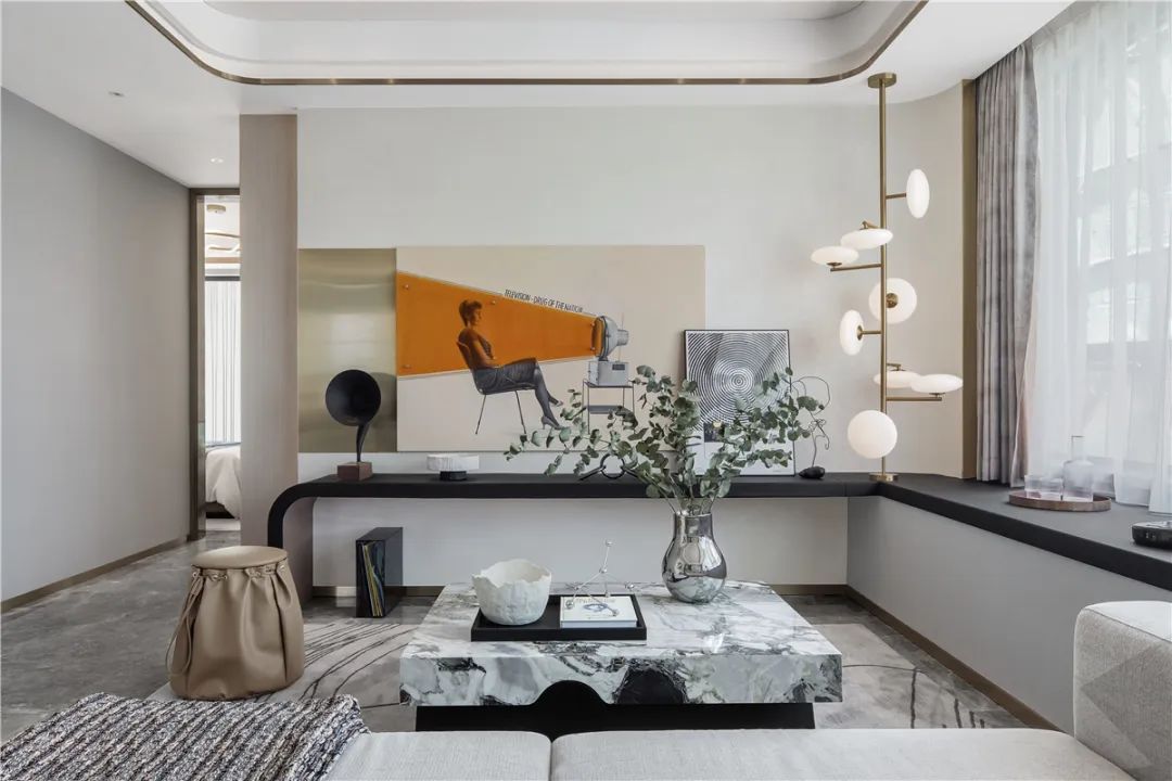 現(xiàn)代輕奢風格家裝設計室內裝修效果圖-客廳茶幾 現(xiàn)代輕奢風格家裝設計室內裝修效果圖-客廳茶幾