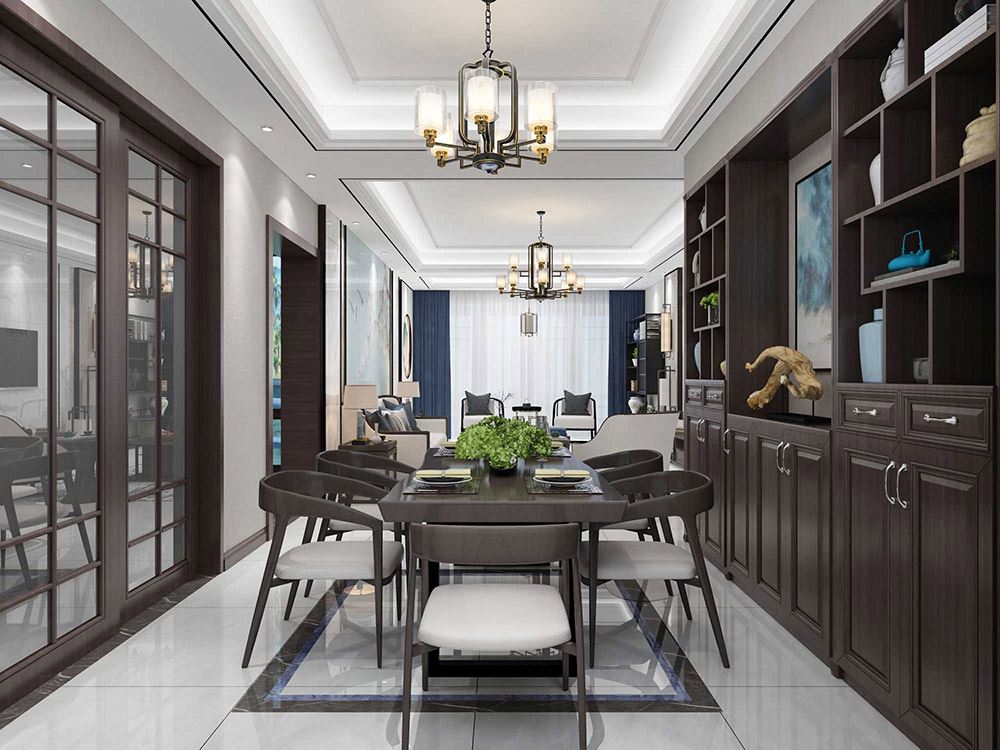 河源市雅居樂花園現(xiàn)代簡(jiǎn)約風(fēng)格三居室裝修案例