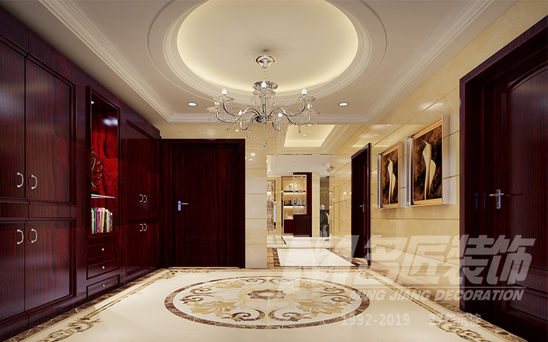 桂花洲三居120平米美式鄉(xiāng)村風(fēng)格裝修案例-衣帽間 桂花洲三居120平米美式鄉(xiāng)村風(fēng)格裝修案例-衣帽間