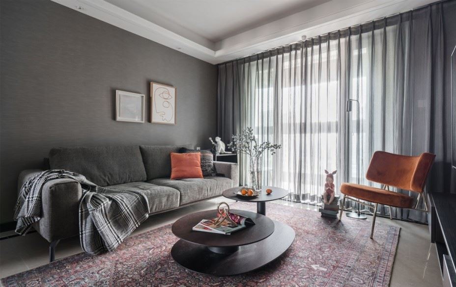 江門(mén)市半山別墅現(xiàn)代簡(jiǎn)約風(fēng)格三居室裝修案例