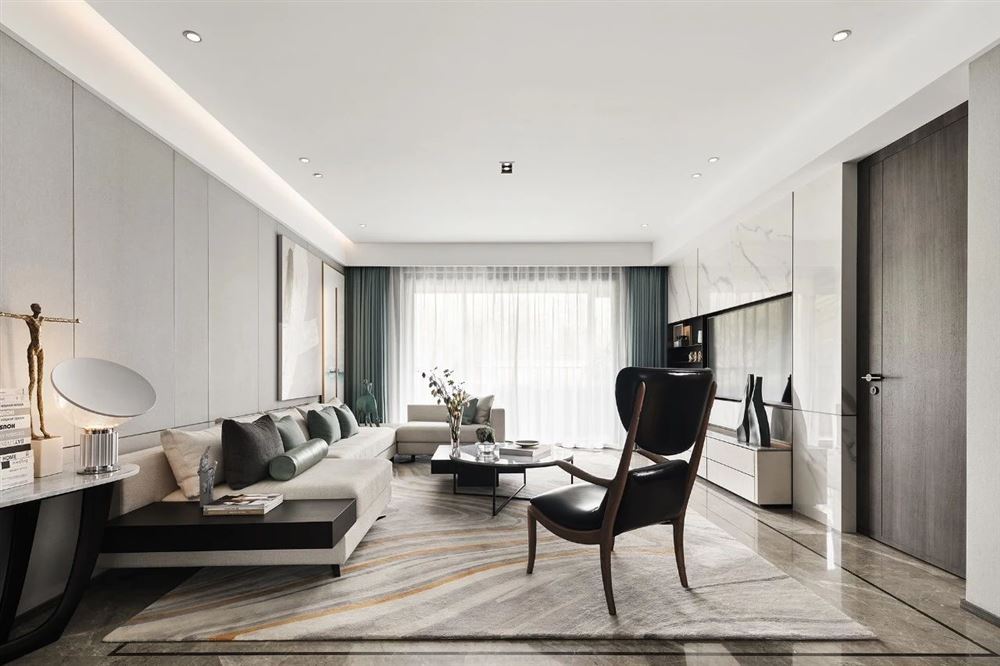 佛山市金科城輕奢風(fēng)格四居室裝修案例