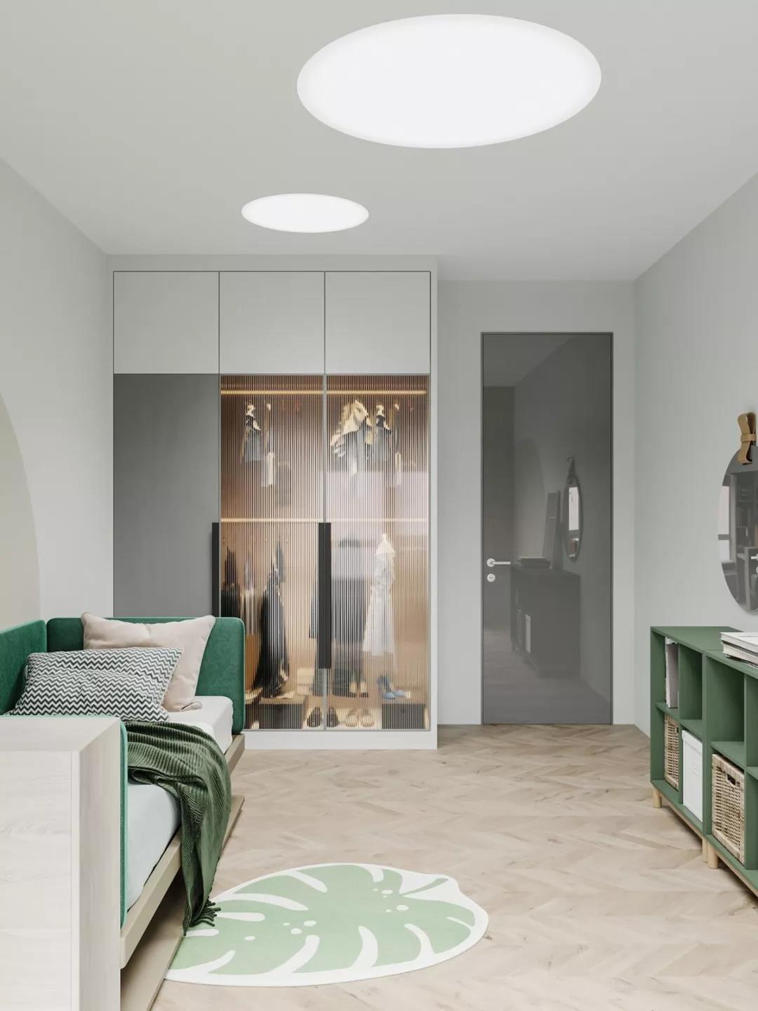 高級灰+原木色現(xiàn)代風(fēng)格室內(nèi)裝修設(shè)計(jì)效果圖-萬達(dá)華府四居140平米-女兒房 高級灰+原木色現(xiàn)代風(fēng)格室內(nèi)裝修設(shè)計(jì)效果圖-萬達(dá)華府四居140平米-女兒房