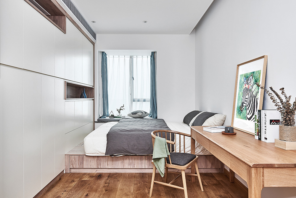 現(xiàn)代簡約風格室內(nèi)裝修設(shè)計效果圖-雅瑤綠洲三居165平米-室內(nèi)裝修設(shè)計客臥 現(xiàn)代簡約風格室內(nèi)裝修設(shè)計效果圖-雅瑤綠洲三居165平米-室內(nèi)裝修設(shè)計客臥