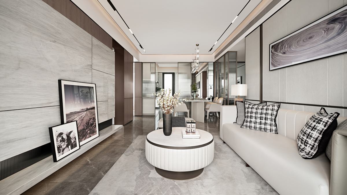 日式侘寂風(fēng)格室內(nèi)設(shè)計(jì)家裝案例-客廳 日式侘寂風(fēng)格室內(nèi)設(shè)計(jì)家裝案例-客廳