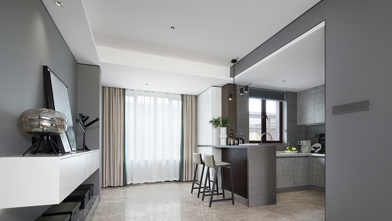 裝修案例現(xiàn)代簡約風(fēng)格室內(nèi)裝修效果圖-餐廚廳 裝修案例現(xiàn)代簡約風(fēng)格室內(nèi)裝修效果圖-餐廚廳