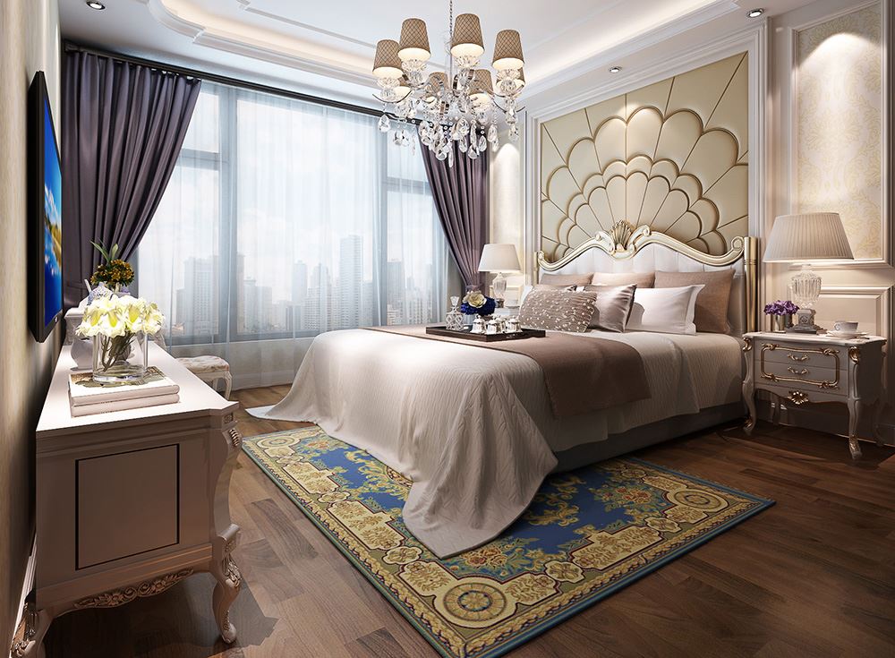 佛山市綠地熙江廣場歐式風格別墅裝修案例