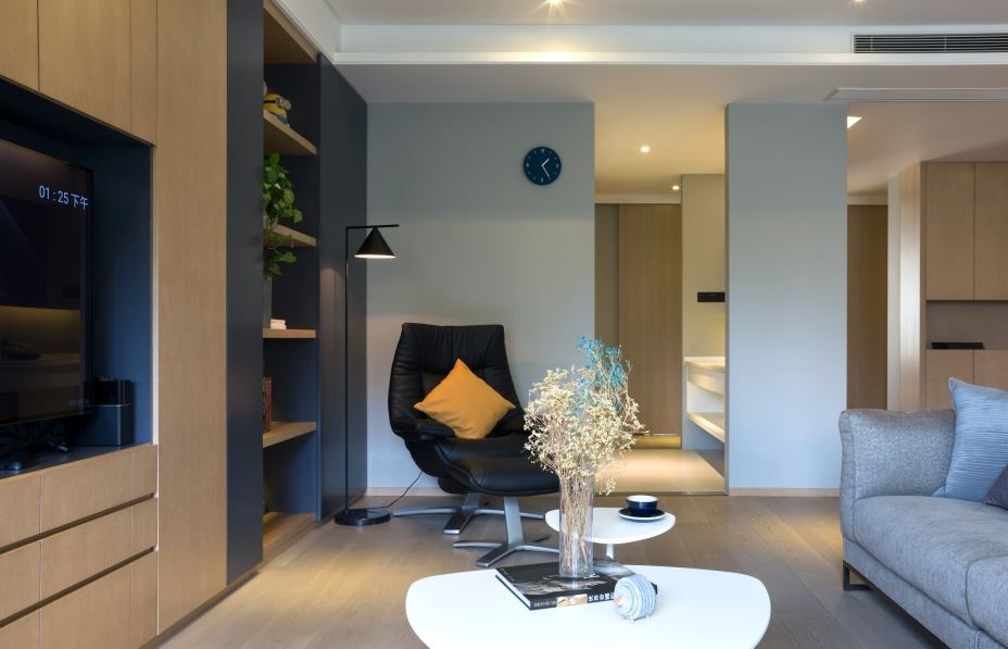 江門市百樂園現(xiàn)代簡約風格三居室裝修案例