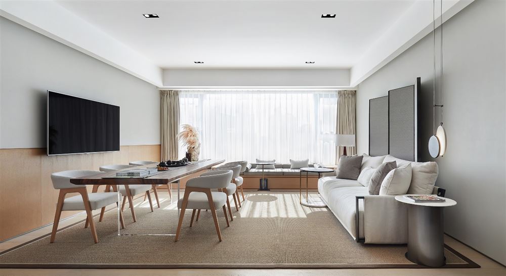 江門市明泰城現(xiàn)代簡約風(fēng)格三居室裝修案例