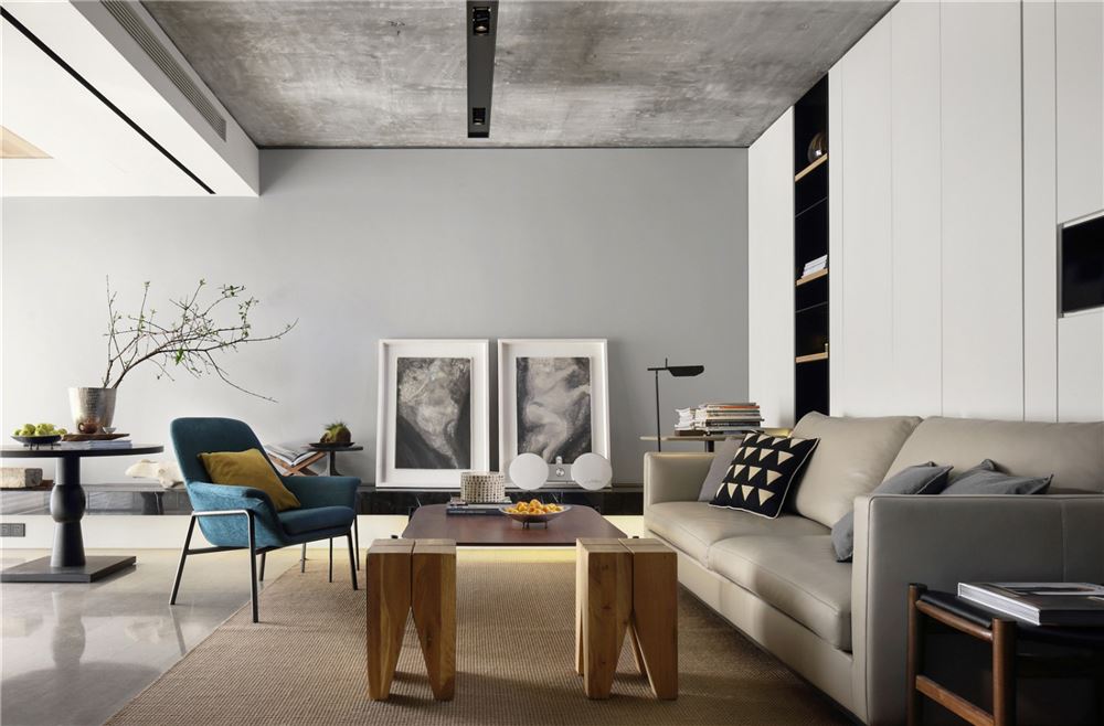 廣州市珠江國際城現(xiàn)代簡約風格三居室裝修案例