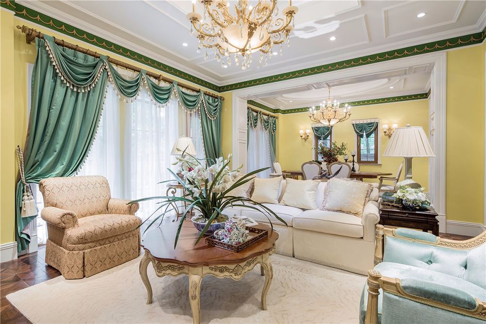 江門(mén)市雅逸尚都田園風(fēng)格三居室裝修案例