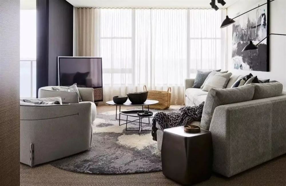 佛山市峰睿公館北歐風(fēng)格三居室裝修案例