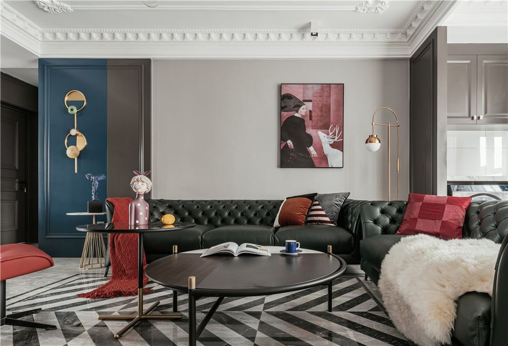 昭通市撫鎮(zhèn)門廣場現(xiàn)代簡約風(fēng)格四居室裝修案例