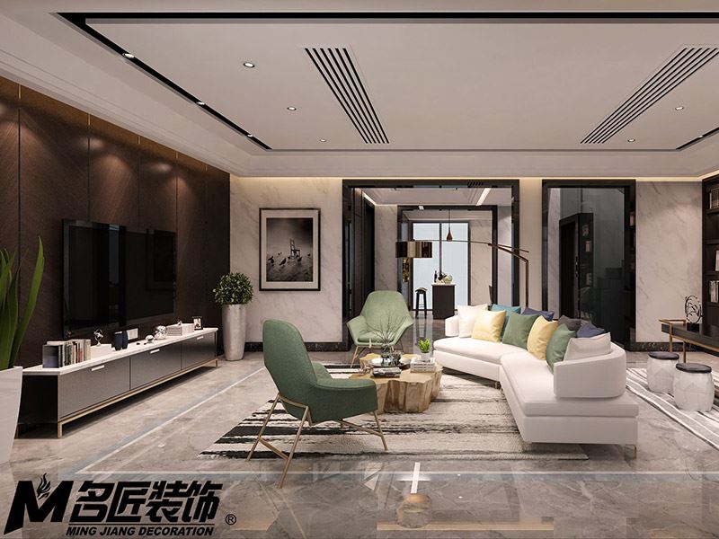 常州市綠都萬和城七區(qū)歐式風(fēng)格別墅裝修案例