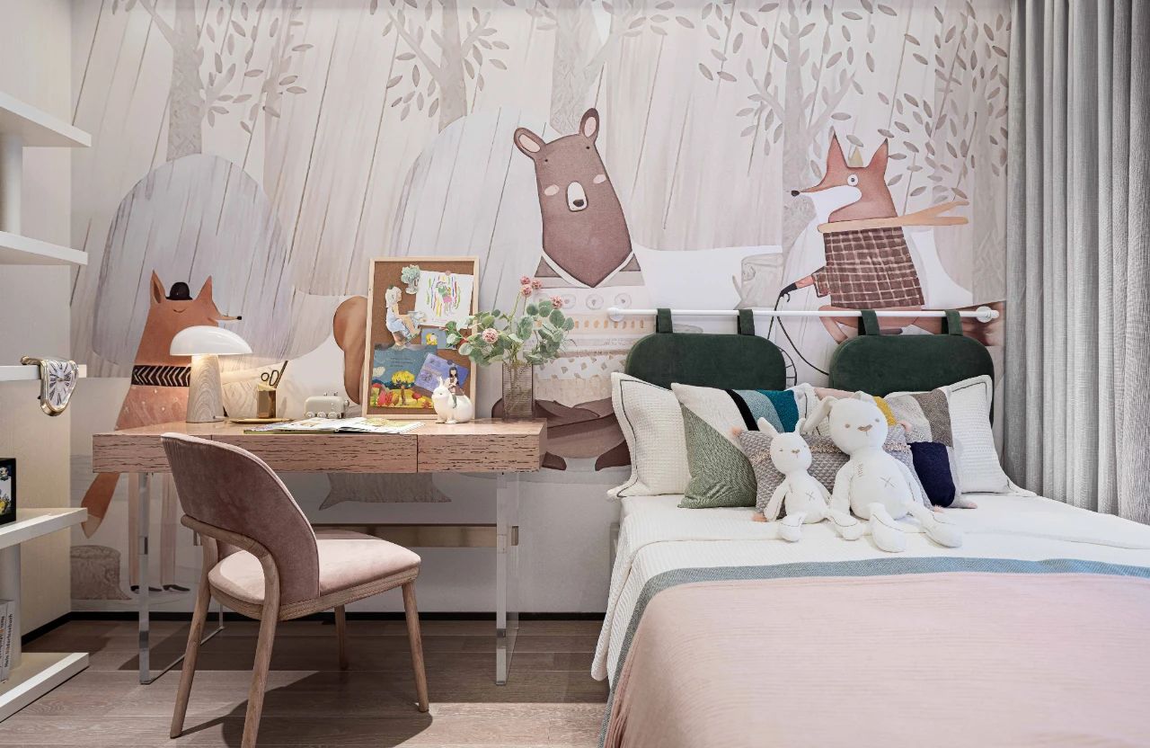 現(xiàn)代簡約風(fēng)格室內(nèi)設(shè)計家裝案例-兒童房 現(xiàn)代簡約風(fēng)格室內(nèi)設(shè)計家裝案例-兒童房