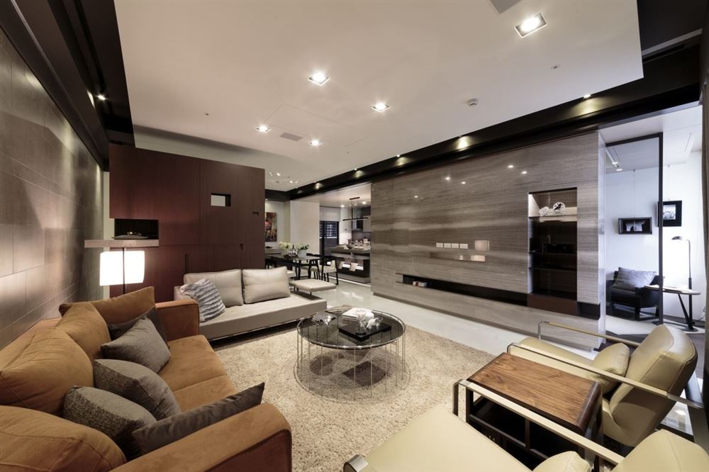 廣州市越秀TOD星匯城輕奢風(fēng)格四居室裝修案例