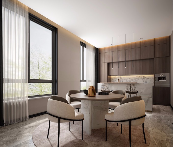 現(xiàn)代簡約風(fēng)格室內(nèi)設(shè)計(jì)家裝案例-廚餐廳 現(xiàn)代簡約風(fēng)格室內(nèi)設(shè)計(jì)家裝案例-廚餐廳