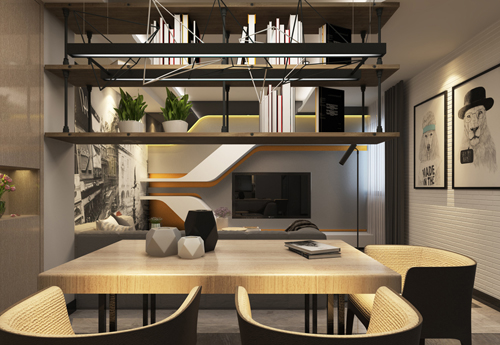 現(xiàn)代前衛(wèi)風(fēng)格室內(nèi)裝修效果圖-云和景苑二居88平米-餐廳 現(xiàn)代前衛(wèi)風(fēng)格室內(nèi)裝修效果圖-云和景苑二居88平米-餐廳