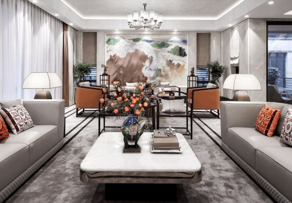 佛山市綠城桂語映月現(xiàn)代簡約風(fēng)格別墅裝修案例