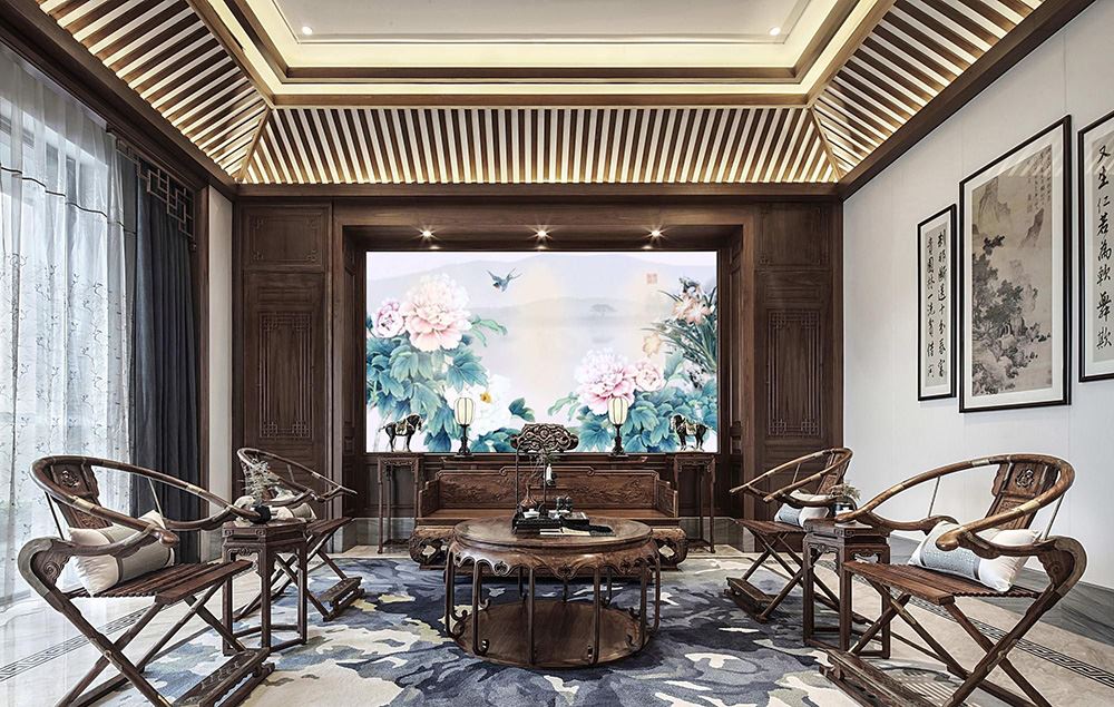 佛山市卓越蔚藍(lán)星宸新古典風(fēng)格別墅裝修案例