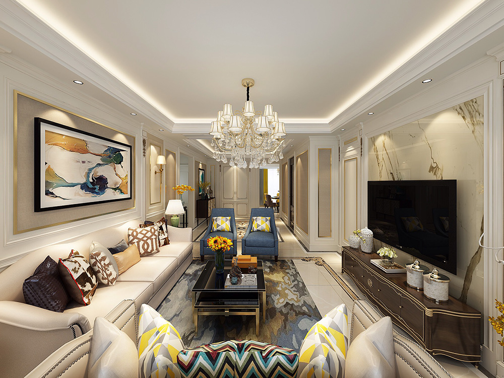 裝修公司歐式風格室內(nèi)裝修效果圖-客廳 裝修公司歐式風格室內(nèi)裝修效果圖-客廳