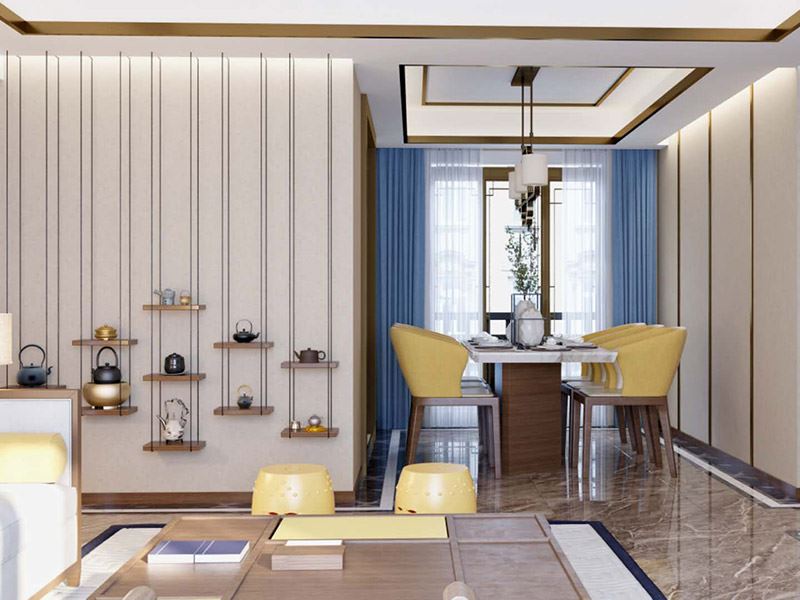 泰州市百合苑現(xiàn)代簡約風格三居室裝修案例