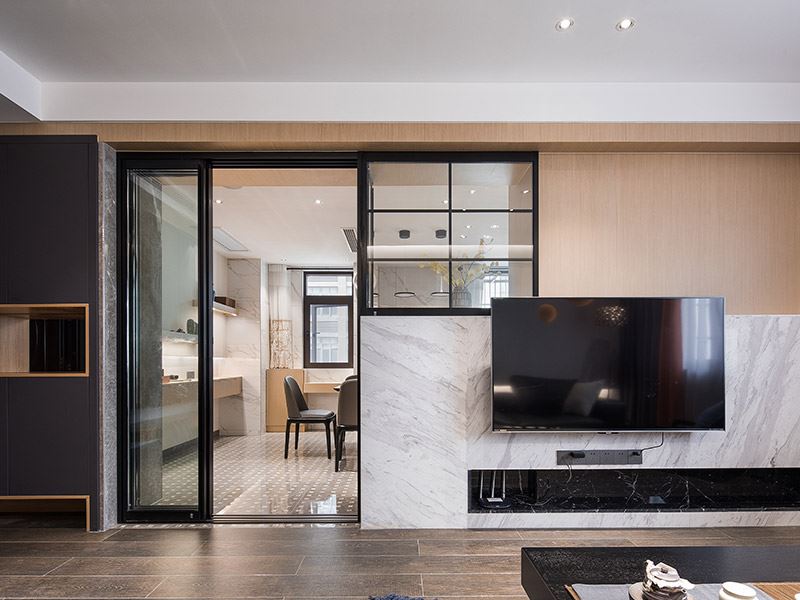 常州市世茂香檳湖現(xiàn)代簡(jiǎn)約風(fēng)格四居室裝修案例