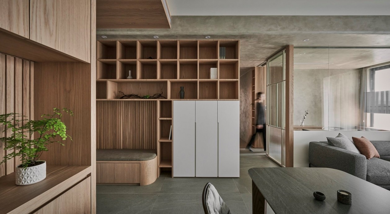 現(xiàn)代簡約風(fēng)格室內(nèi)家裝案例效果圖-客廳走廊 現(xiàn)代簡約風(fēng)格室內(nèi)家裝案例效果圖-客廳走廊