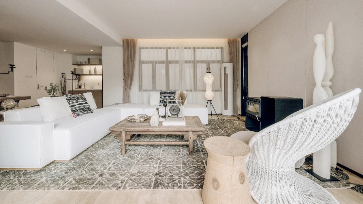 現(xiàn)代自然風(fēng)格室內(nèi)家裝案例效果圖-客廳 現(xiàn)代自然風(fēng)格室內(nèi)家裝案例效果圖-客廳