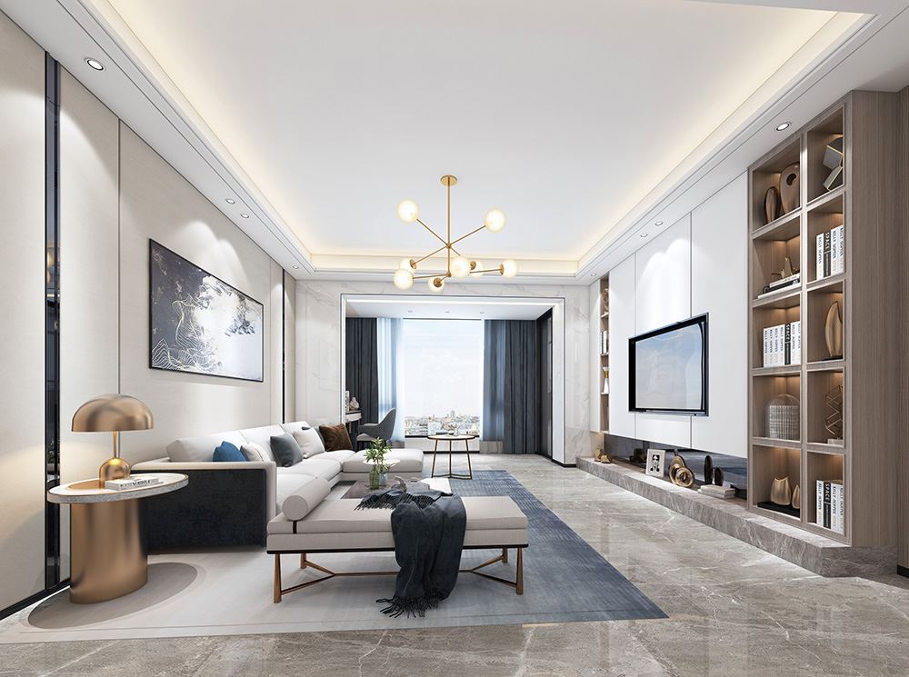 佛山市時代愛車小鎮(zhèn)(佛山)輕奢風格四居室裝修案例