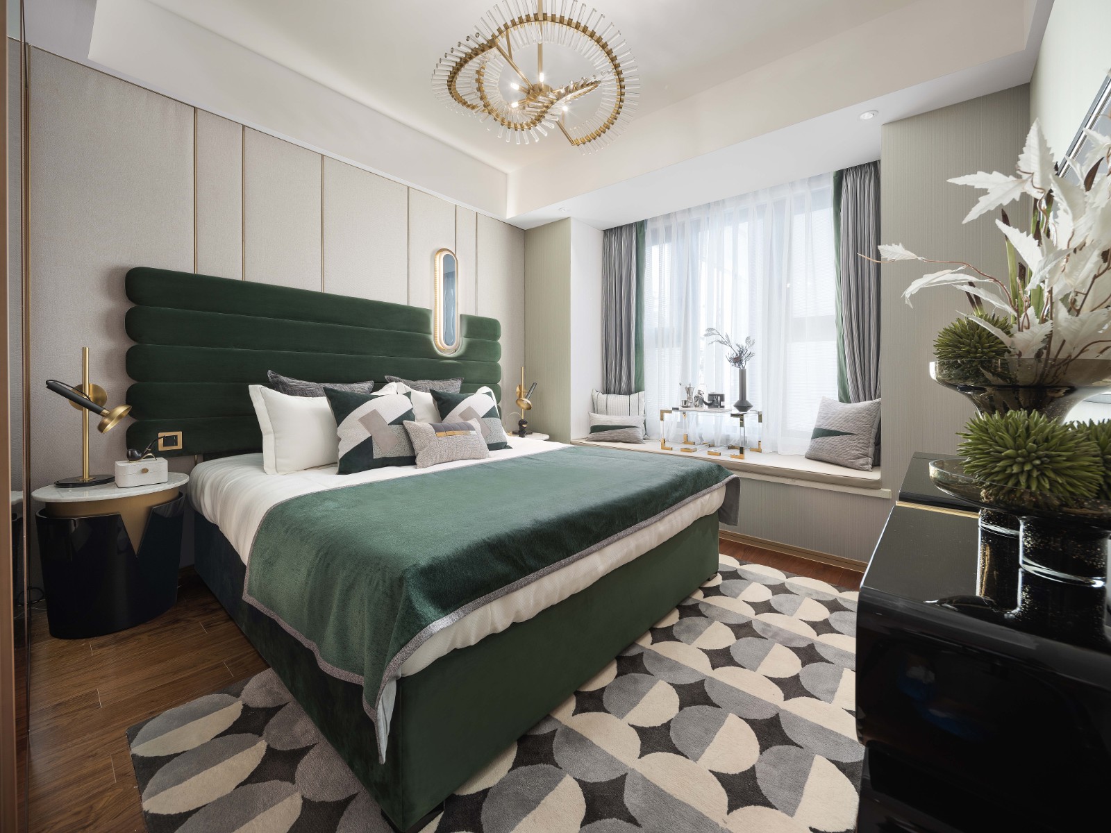 包豪斯風格室內設計家裝案例-主臥 包豪斯風格室內設計家裝案例-主臥