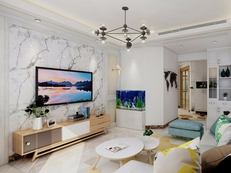 佛山市保利維塔現(xiàn)代簡約風格二居室裝修案例