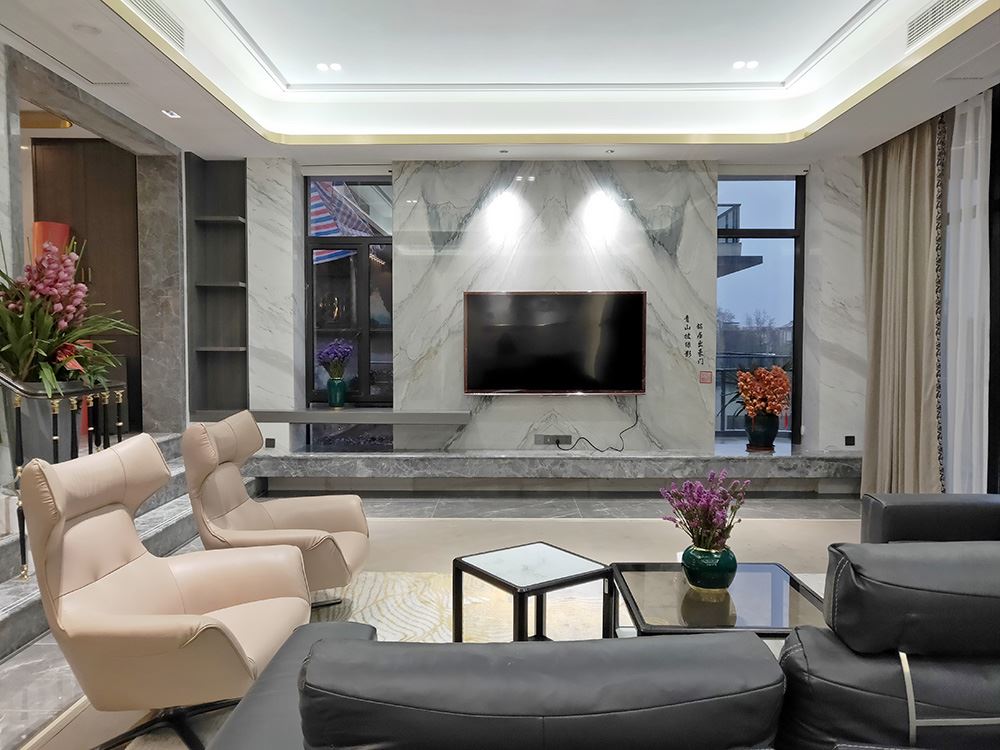 湖州市綠城安吉桃花源輕奢風格別墅裝修案例