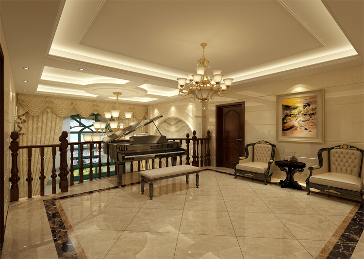 簡約歐式風(fēng)格別墅裝修設(shè)計效果圖-雅寶名門世家別墅360平米-別墅二樓平臺裝修設(shè)計 簡約歐式風(fēng)格別墅裝修設(shè)計效果圖-雅寶名門世家別墅360平米-別墅二樓平臺裝修設(shè)計