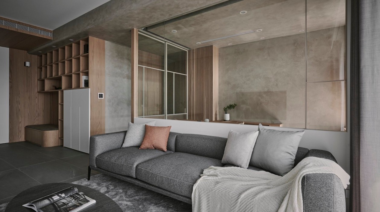 現(xiàn)代簡約風(fēng)格室內(nèi)家裝案例效果圖-客廳 現(xiàn)代簡約風(fēng)格室內(nèi)家裝案例效果圖-客廳