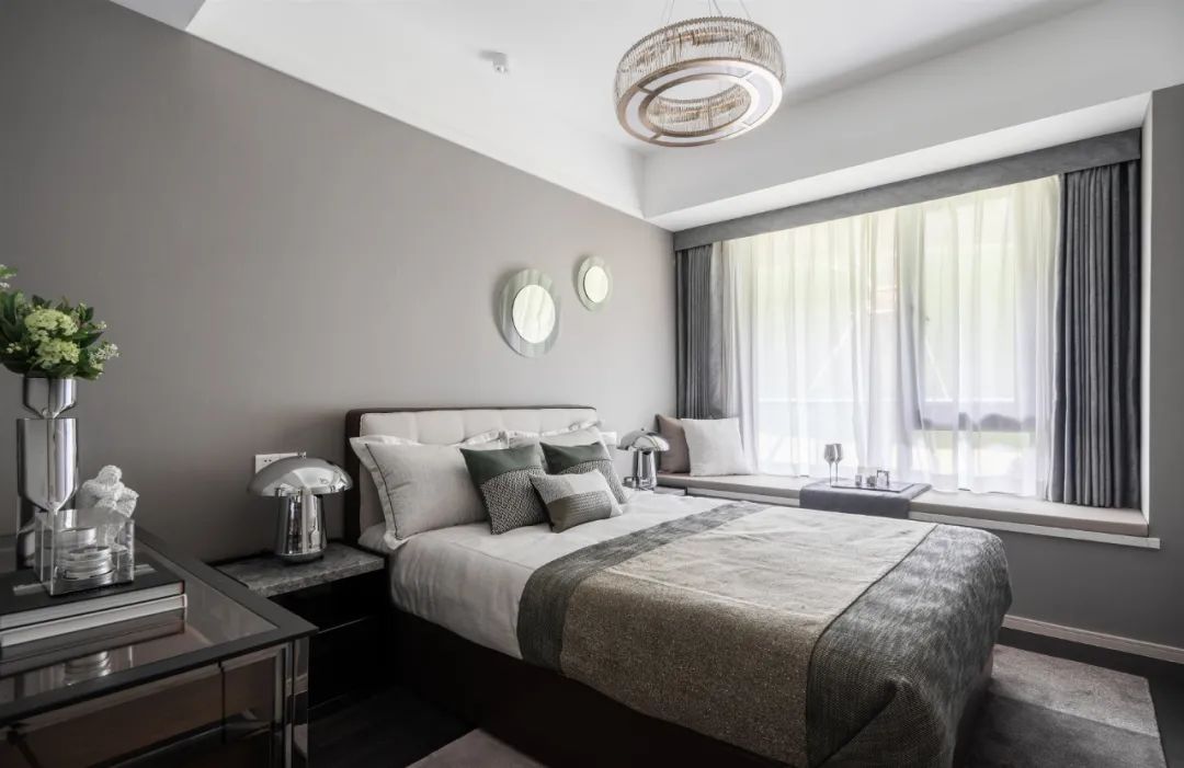 現(xiàn)代簡約風格家裝設計室內裝修效果圖-主臥 現(xiàn)代簡約風格家裝設計室內裝修效果圖-主臥