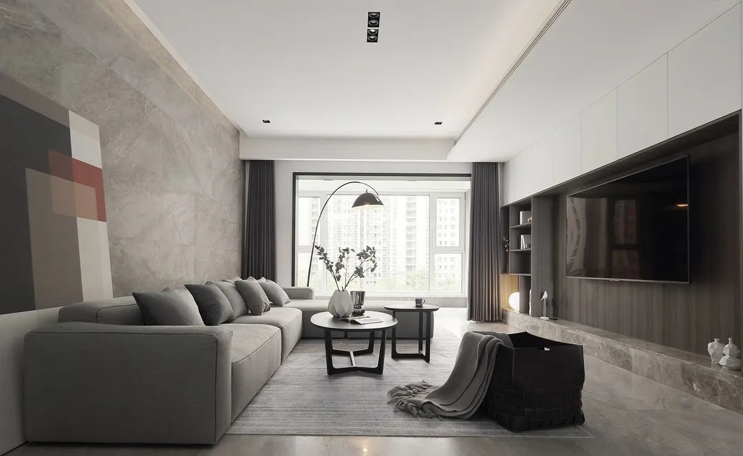 裝修案例輕奢風格室內(nèi)裝修效果圖-客廳沙發(fā)背景墻 裝修案例輕奢風格室內(nèi)裝修效果圖-客廳沙發(fā)背景墻